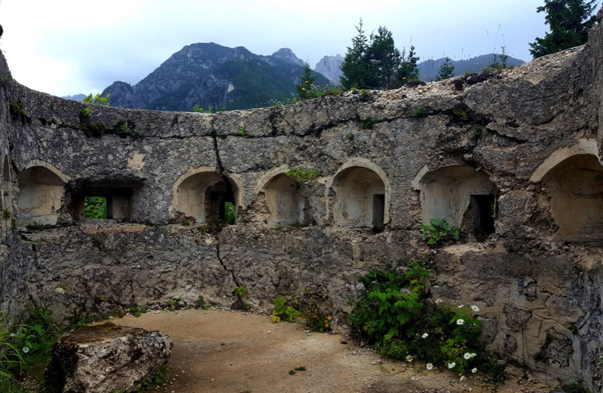 Batterie von Sella Predil
