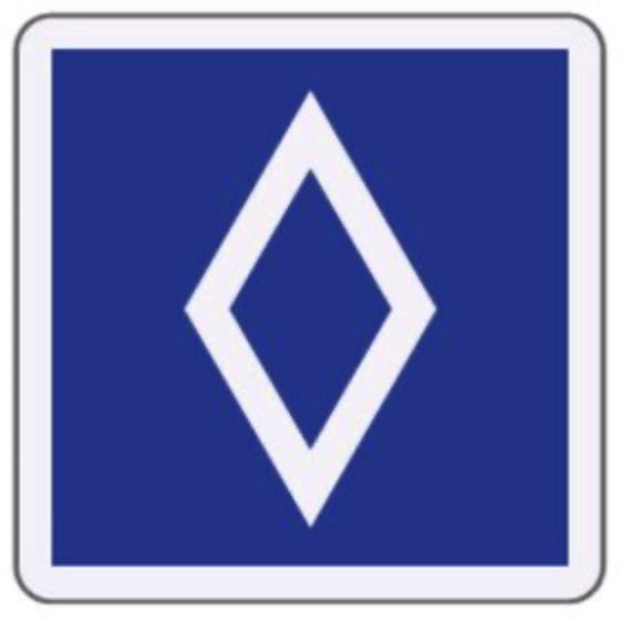 Frankreich Verbotsschild
