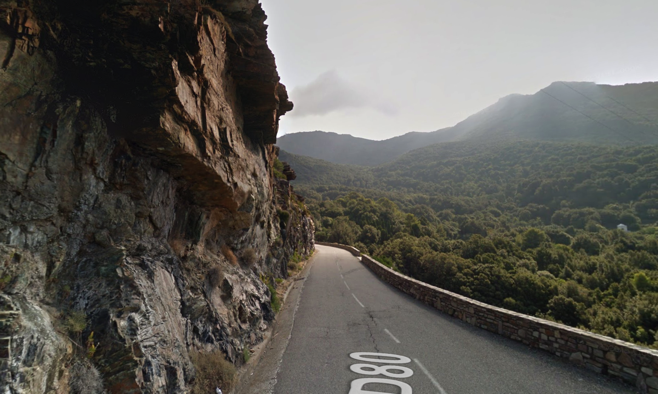 Panorama road D80 west